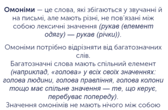 Багатозначні слова і омоніми: визначаємо ключові відмінності