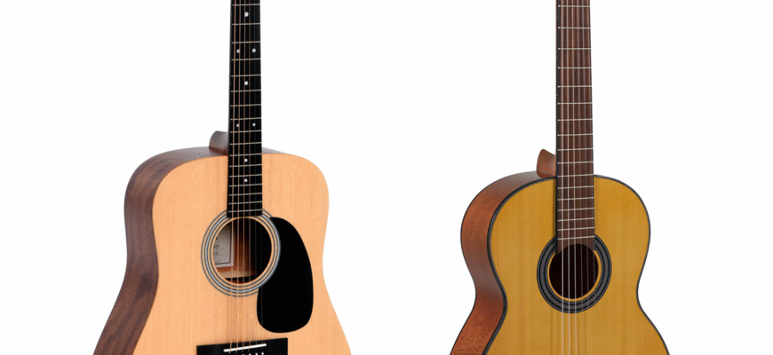 Акустична і класична гітара: ключові відмінності та порівняння