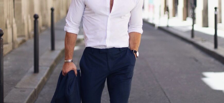 Стильні поради: з чим поєднувати сині чоловічі чиноси для будь-якої події