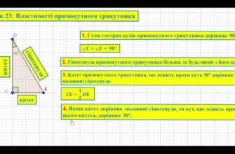 Що таке прямокутний трикутник: визначення і властивості фігури