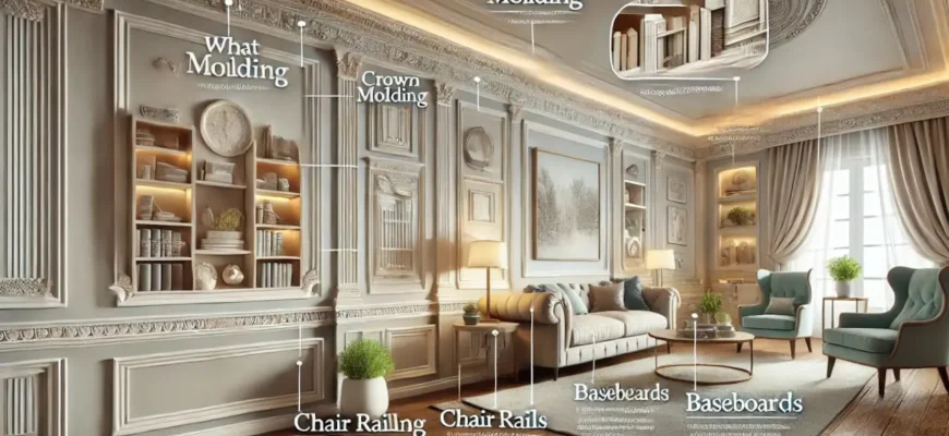 Молдинг: Що Це Таке Та Як Використовувати для Декору Інтер’єру