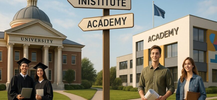 Інститут і університет: у чому полягає різниця між навчальними закладами?