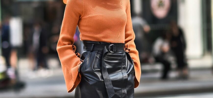 Шкіряні спідниці: як обрати, стильно поєднати та доглядати за ними