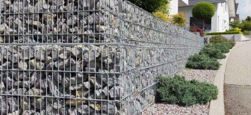 Габіон: що це таке та як його використовують в будівництві?