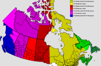 Різниця у часі з Канадою: Як обрати зручний час для дзвінків