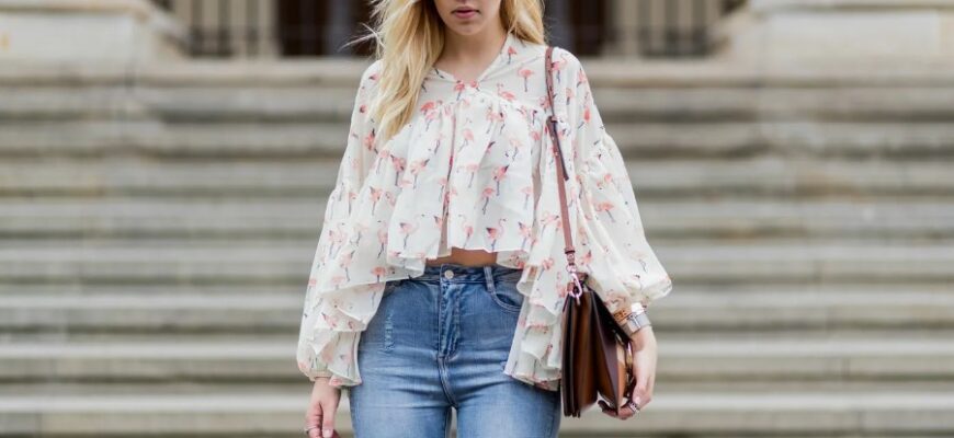 Як стильно носити блузку з квітковим принтом: поради та модні ідеї