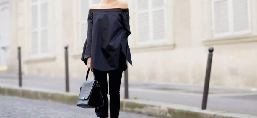 Стильні рішення: Як обрати аксесуари до чорної сорочки для модного образу