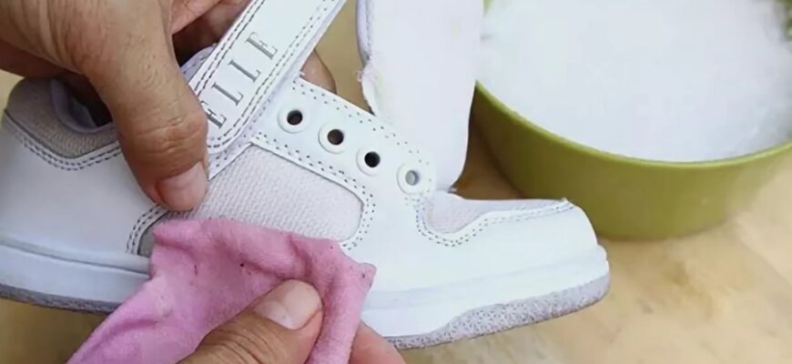 Відбілювання кросівок вдома: ефективні поради та способи очистки