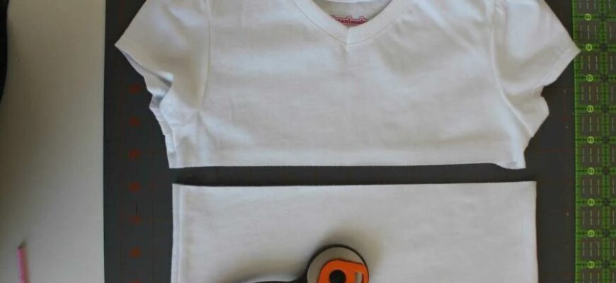 Як перетворити звичайну футболку на стильну майку: покрокова інструкція