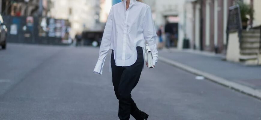 Як стильно носити білу сорочку оверсайз: модні ідеї та поради для вашого образу