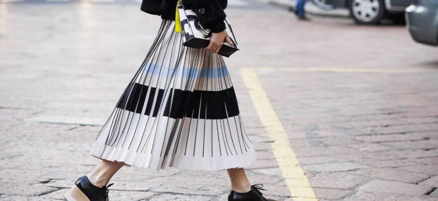 Ідеї стильних образів: Як поєднувати чорно-білу спідницю з гардеробом