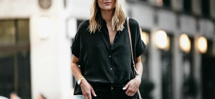 З чим поєднувати чорну блузку: ідеї для стильних образів на кожен день