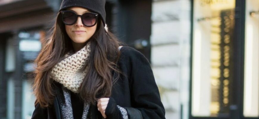 Стильні поради: Як створити образ з чорною в’язаної шапкою?
