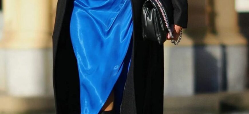 З чим стилізувати довгу атласну спідницю: трендові поради та ідеї