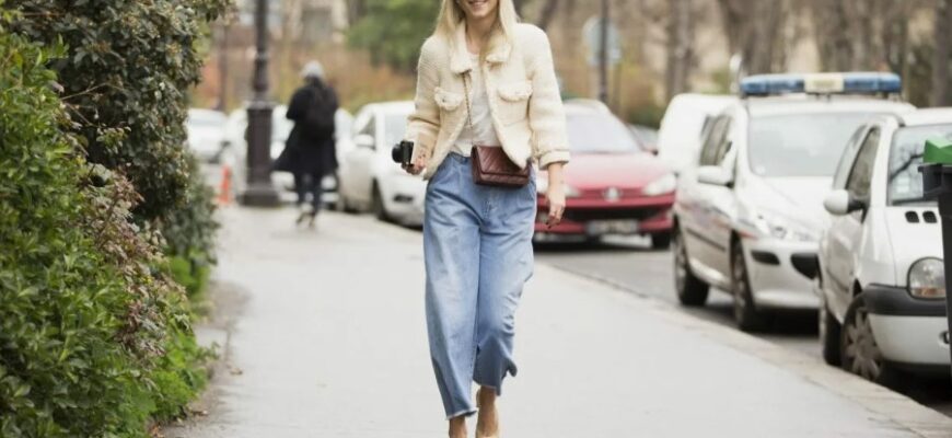 Стильні комбінації: Як і з чим носити модні джинси мом у 2023 році