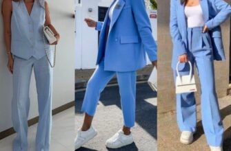 Зручні та стильні поєднання: як і з чим носити голубі штани