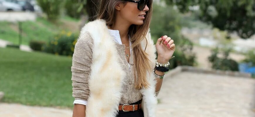 З чим носити хутряну жилетку: стильні образи та модні поради