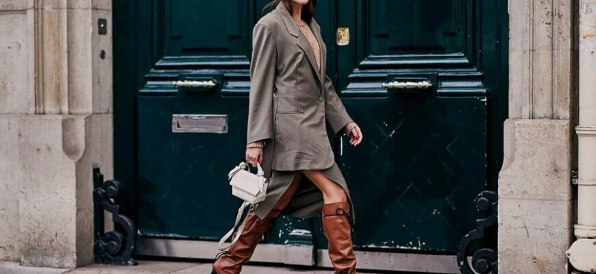 Як стильно поєднати коричневі чоботи: модні поради та образи 2023