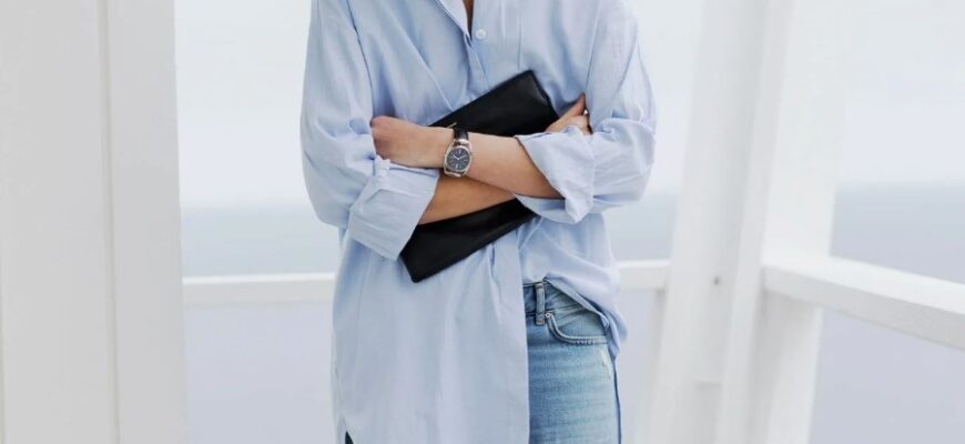 Стильні поєднання: Як носити оверсайз блузку-сорочку цього сезону?