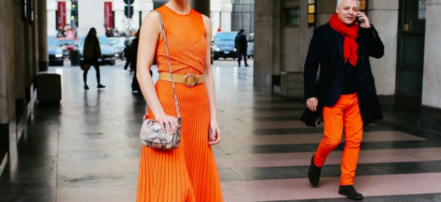 Стильні поради: Як і з чим поєднувати помаранчевий колір в одязі
