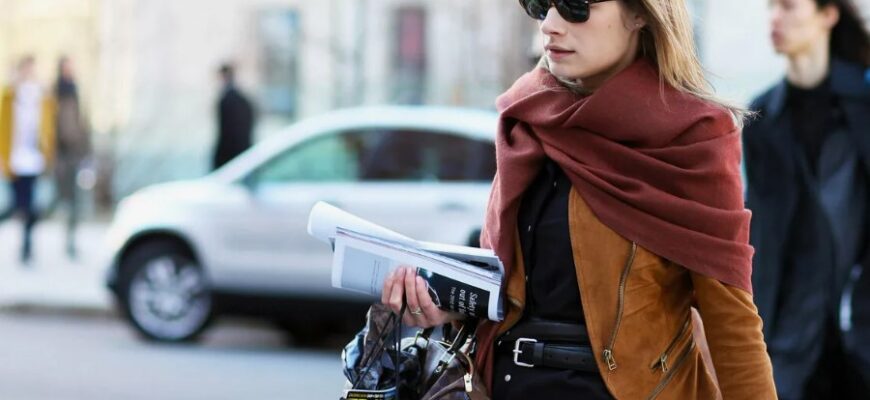 Стильні поради: як носити великі шарфи та правильно за ними доглядати