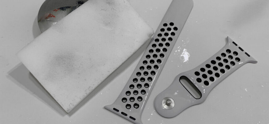 Як ефективно почистити білий каучуковий ремінець вашого годинника?