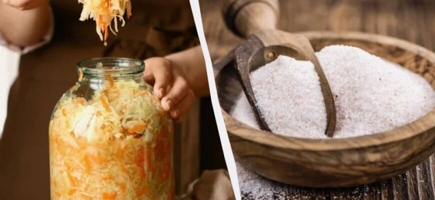 Ідеальна кількість солі та цукру для квашеної капусти: поради та норми