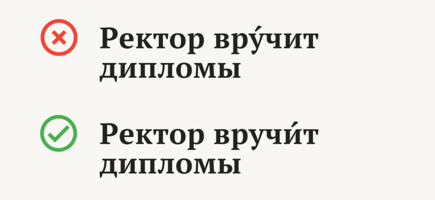 Як правильно: вручити чи вручить? Розберіться з правилами мови