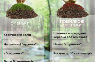 Як безпечно відрізнити їстівні гриби від небезпечних отруйних видів