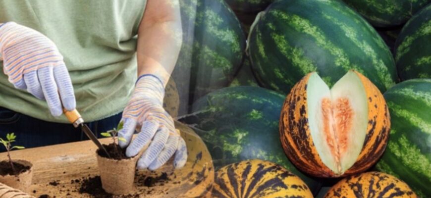 Оптимальні терміни для висадки розсади кавунів та динь у 2024 році
