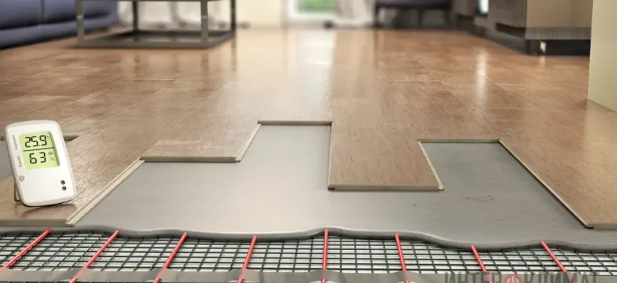 Який ламінат не підходить для встановлення на підлогу з підігрівом?