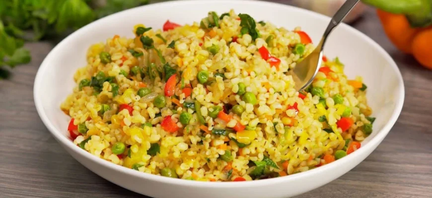 Як варити булгур з овочами: покроковий рецепт для смачної страви