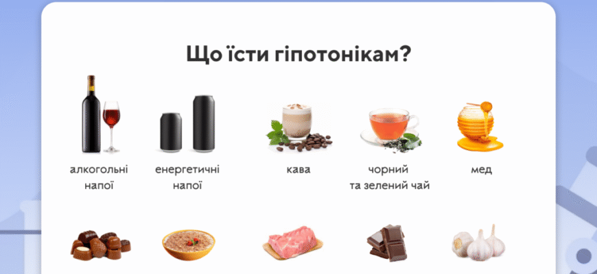 Що їсти при низькому тиску: продукти для підтримки здоров’я