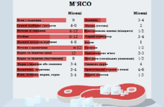 Скільки часу зберігати заморожені продукти: оптимальні терміни та поради