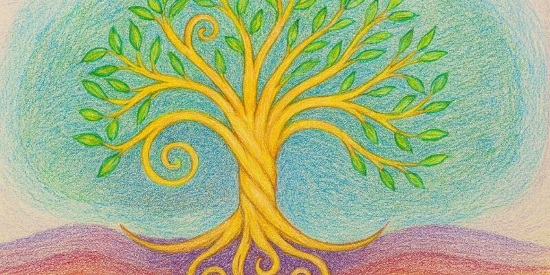 Гайд: Як малювати дерево життя — техніки та приклади крок за кроком