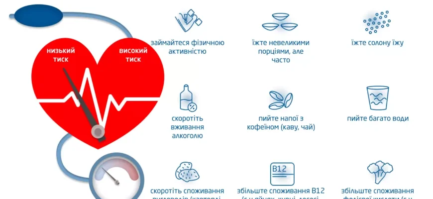 Перша допомога при низькому тиску: ефективні методи і поради