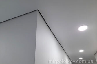 Вартість натяжної стелі на 20 кв м: ціни з монтажем у 2023 році