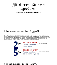 Звичайні дроби: визначення, властивості та приклади використання