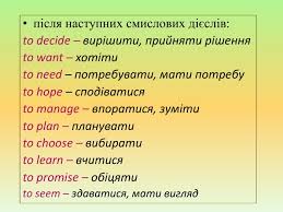 Розкриття Інфінітива в англійській мові: Визначення та приклади
