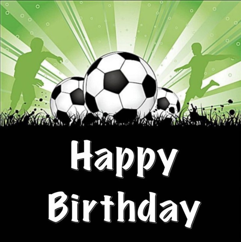 Картинка з привітанням футболісту