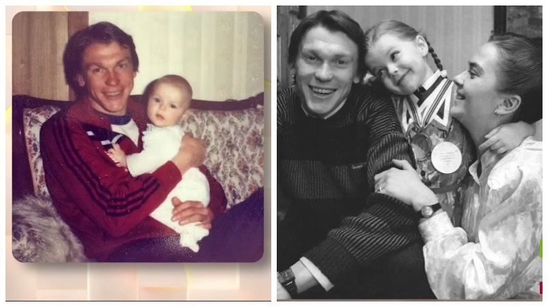 Ірина Дерюгіна та Олег Блохін