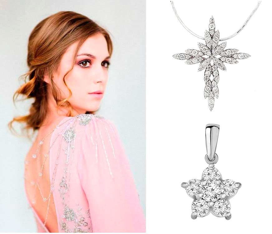 Кулони з діамантами