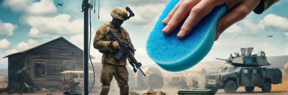 Сухий душ для військових