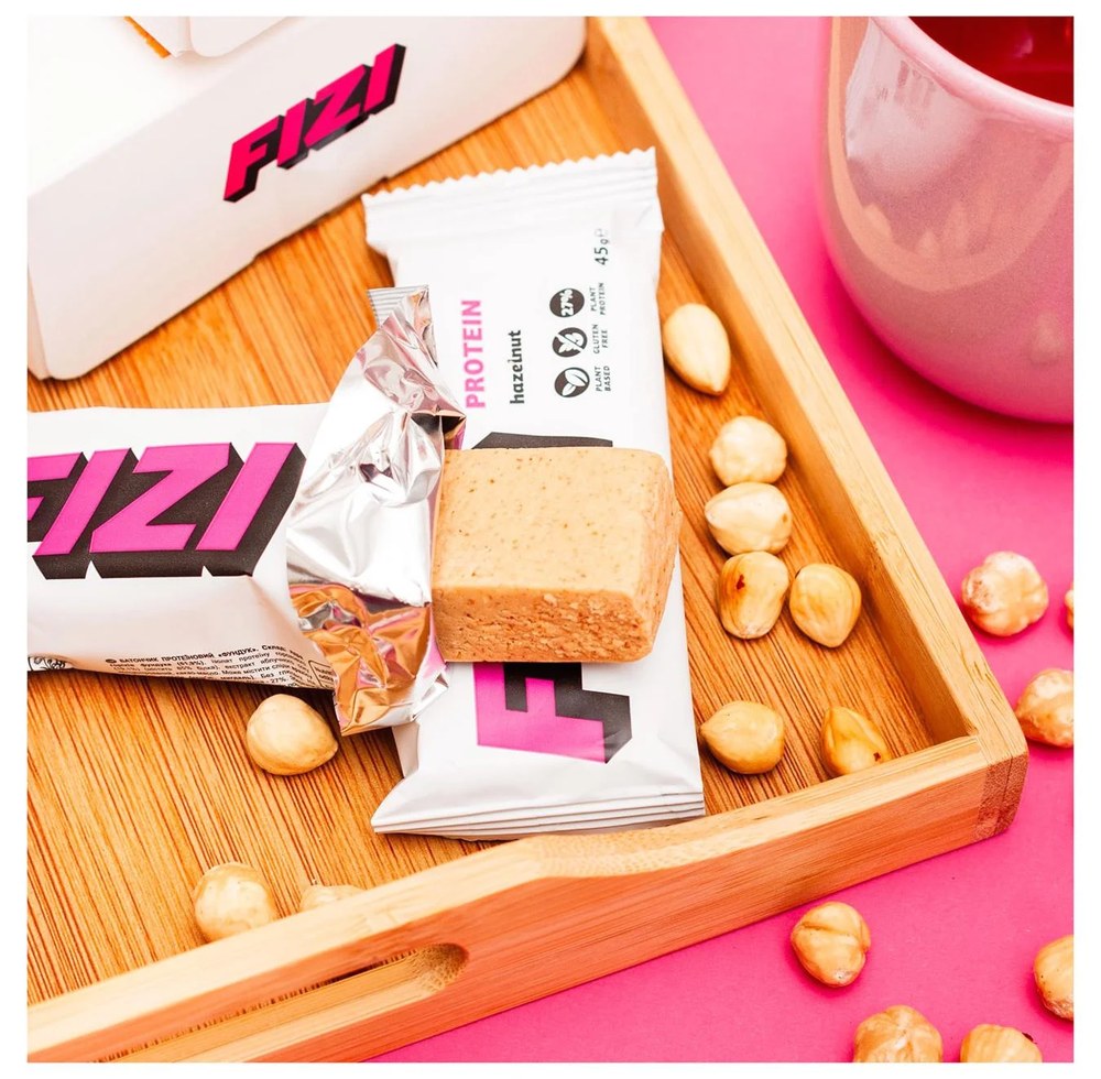 Асортимент батончиків FIZI