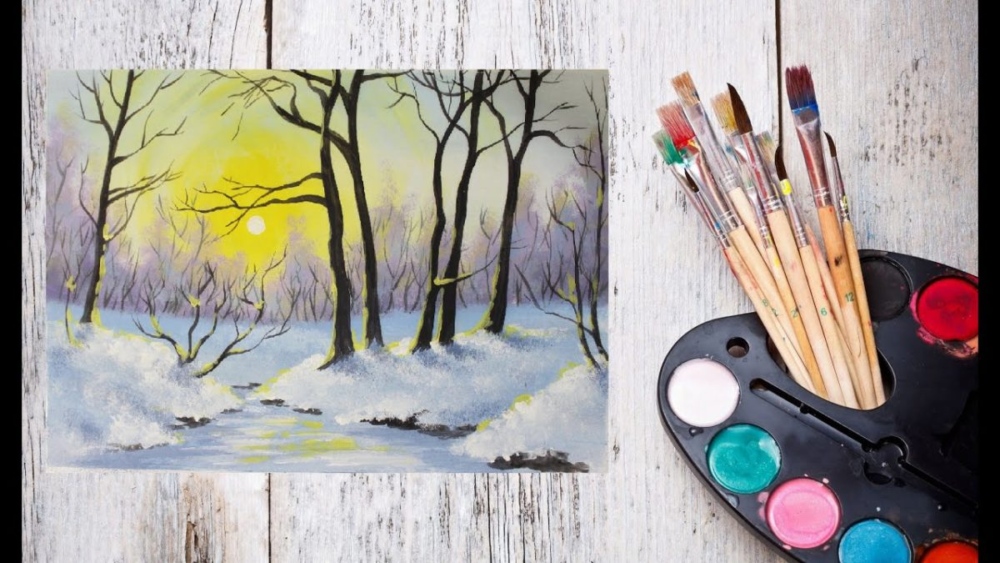 Зимовий пейзаж 14