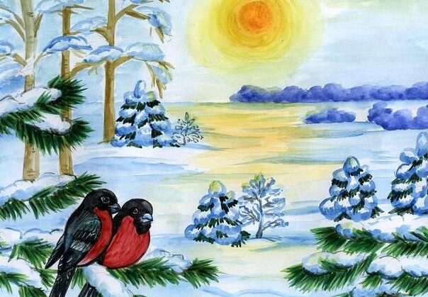 Зимовий пейзаж 6