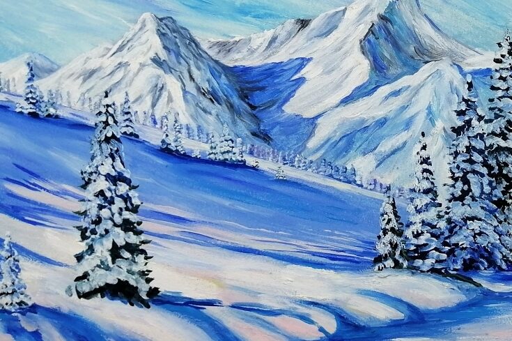 Зимовий пейзаж 12