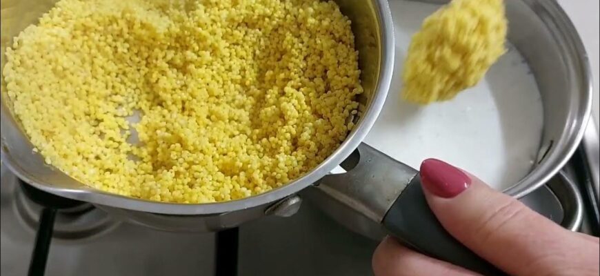 Як варити пшоняну кашу на молоці: покроковий рецепт та поради