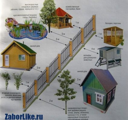 Наскільки близько до паркану дозволено зводити сарай на ділянці?