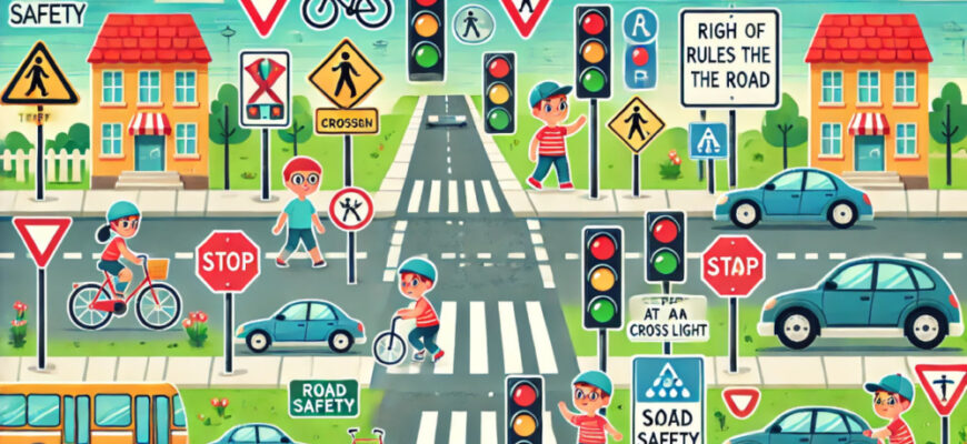 Ідеї малюнків для школи: як вивчити правила дорожнього руху